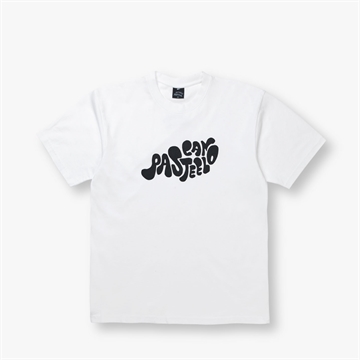 Pasteelo Can Script Tee White